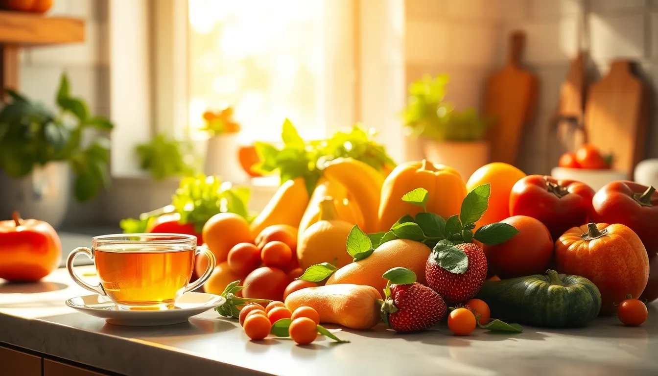 면역력 증진을 위한 건강한 음식들